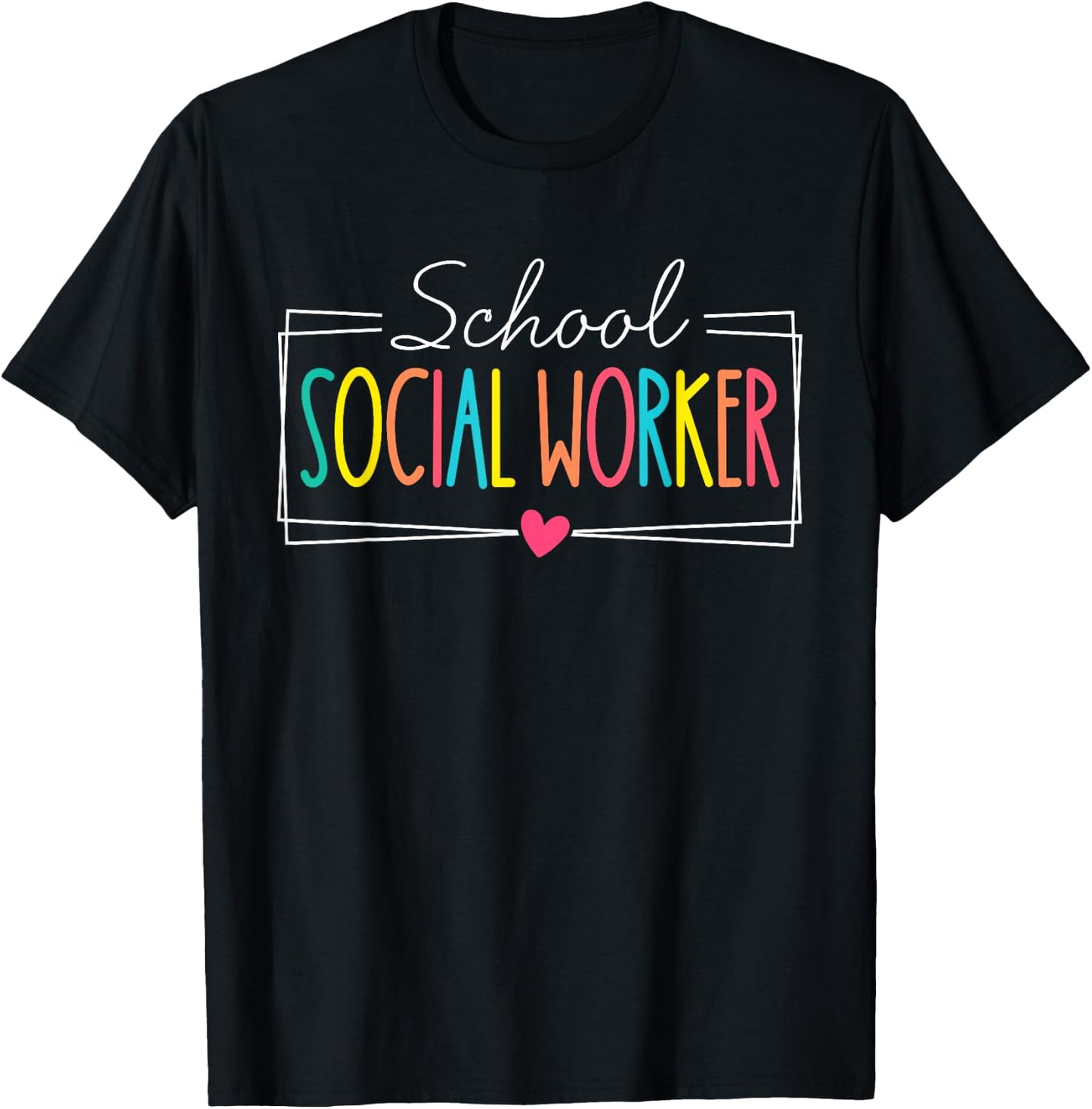 School Social Worker Summer Women Funny Last Day Of School T-Shirt - T-Shirt | Black