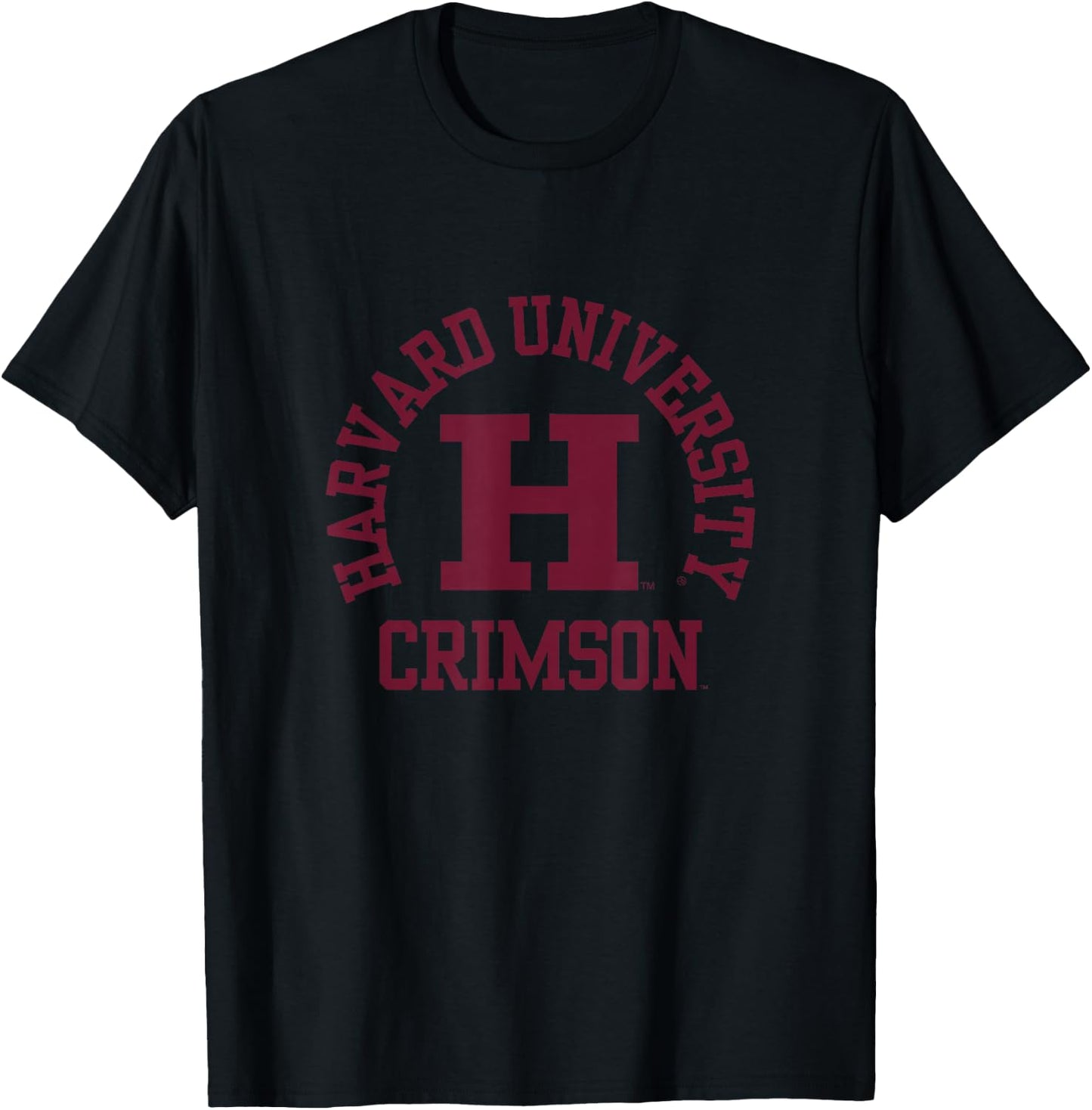 Harvard University Crimson | Official NCAA | OCIMPHVU004 T-Shirt - T-Shirt | Black