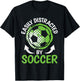 Easily Distracted By Soccer Men Boys Kids Soccer Player T-Shirt - T-Shirt | Black