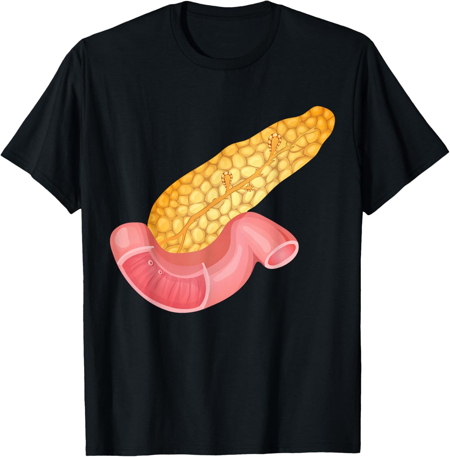 Human Body Organs Anatomy Group Costumes - Pancreas Costume T-Shirt - T-Shirt | Black