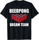 Beerpong Dream Team Beer Pong Jersey Champion Party Beer Pong T-Shirt - T-Shirt | Black