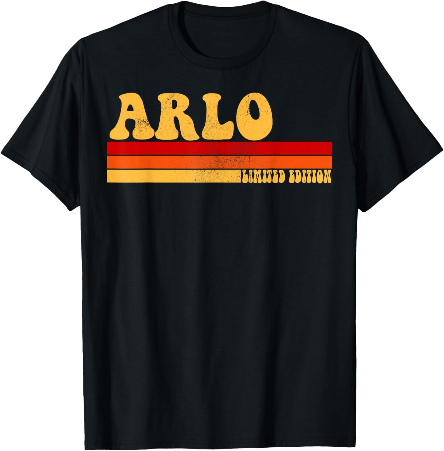 ARLO Name Personalized Idea Men Retro Vintage ARLO T-Shirt - T-Shirt | Black