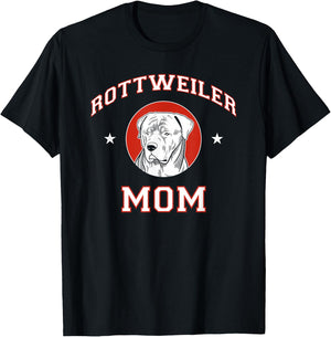 Rottweiler Mom Dog Mother T-Shirt - T-Shirt | Black