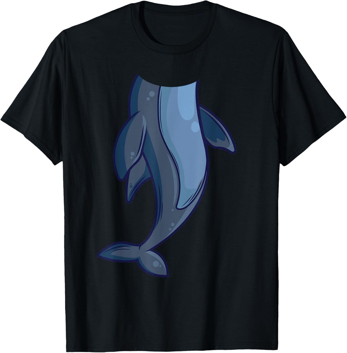Funny Headless Dolphin Halloween Mammal Costume DIY Outfit T-Shirt - T-Shirt | Black