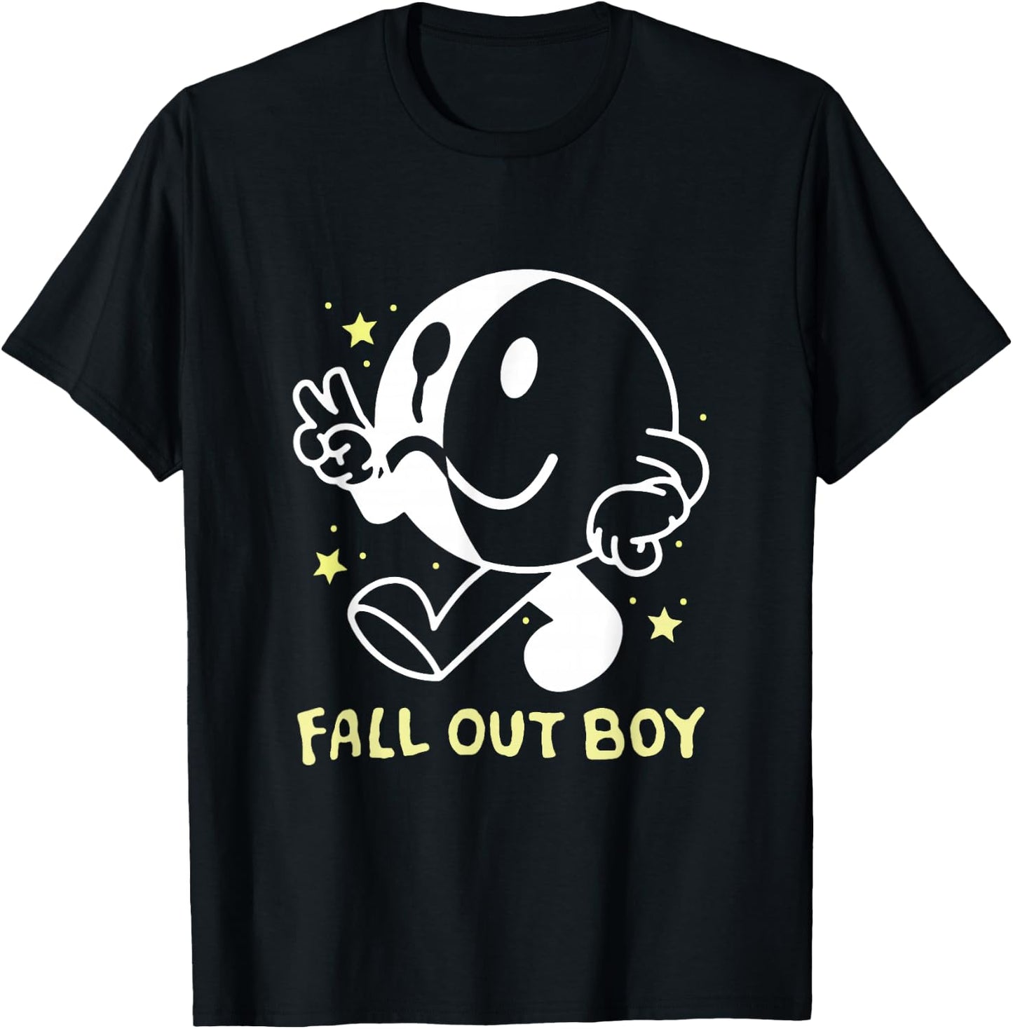 Fall Out Boy - Smile Frown Man T-Shirt - T-Shirt | Black
