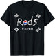 Korean soccer red with korean flag T-Shirt - T-Shirt | Black