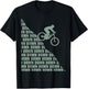 Bicycle Design MTB Mountain Biker and Downhill T-Shirt - T-Shirt | Black