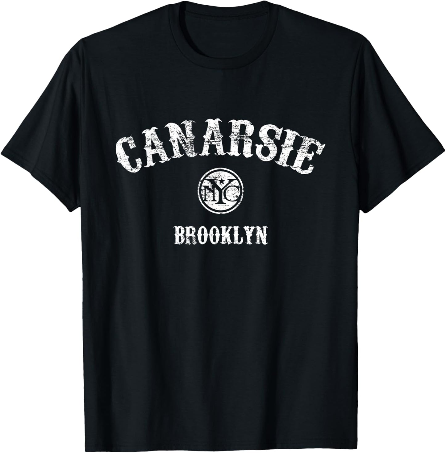 Canarsie Brooklyn Vintage New York T-Shirt - T-Shirt | Black