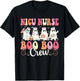NICU Nurse Boo Boo Crew Ghost NICU Nurse Halloween Costume T-Shirt - T-Shirt | Black