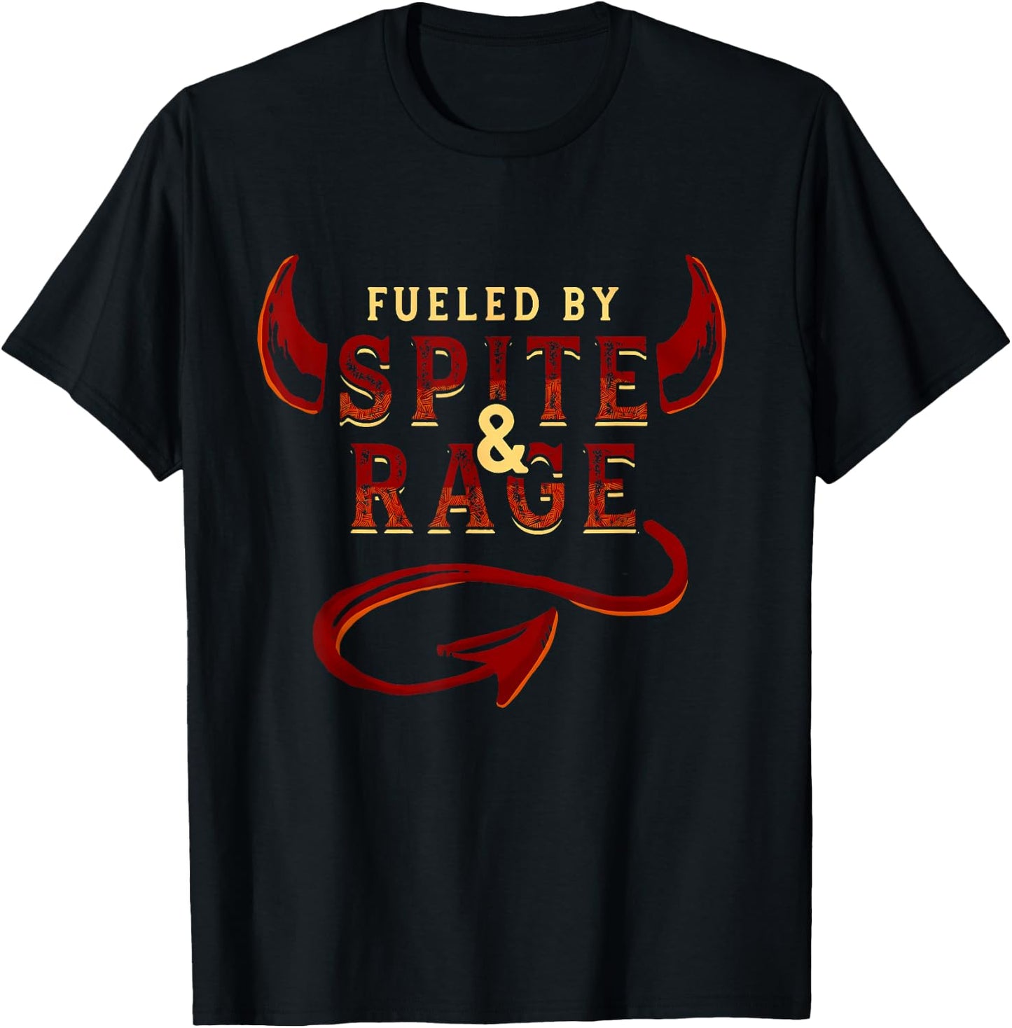 Fueled By Spite & Rage Apparel T-Shirt - T-Shirt | Black