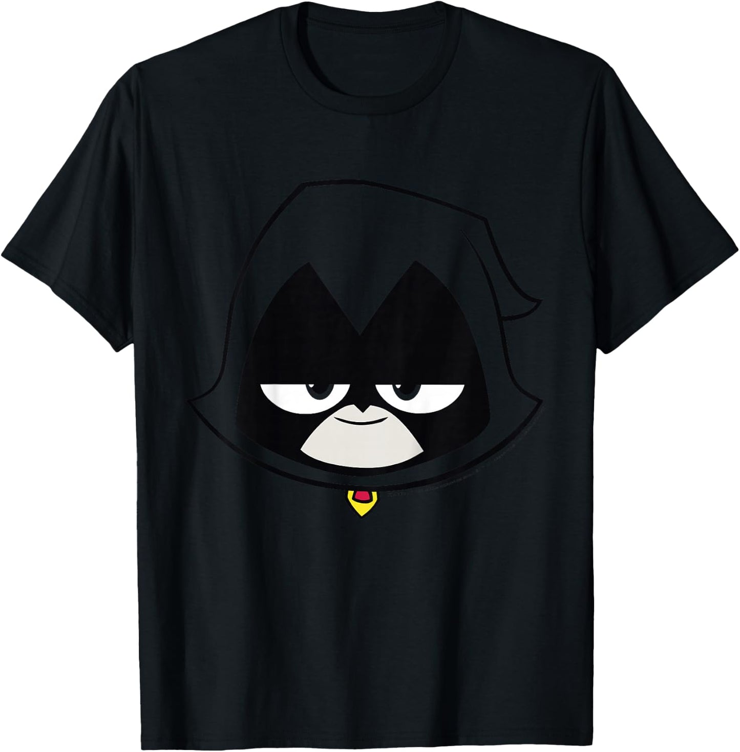 Kids DC Comics Teen Titans Go! Raven Big Face T-Shirt - T-Shirt | Black