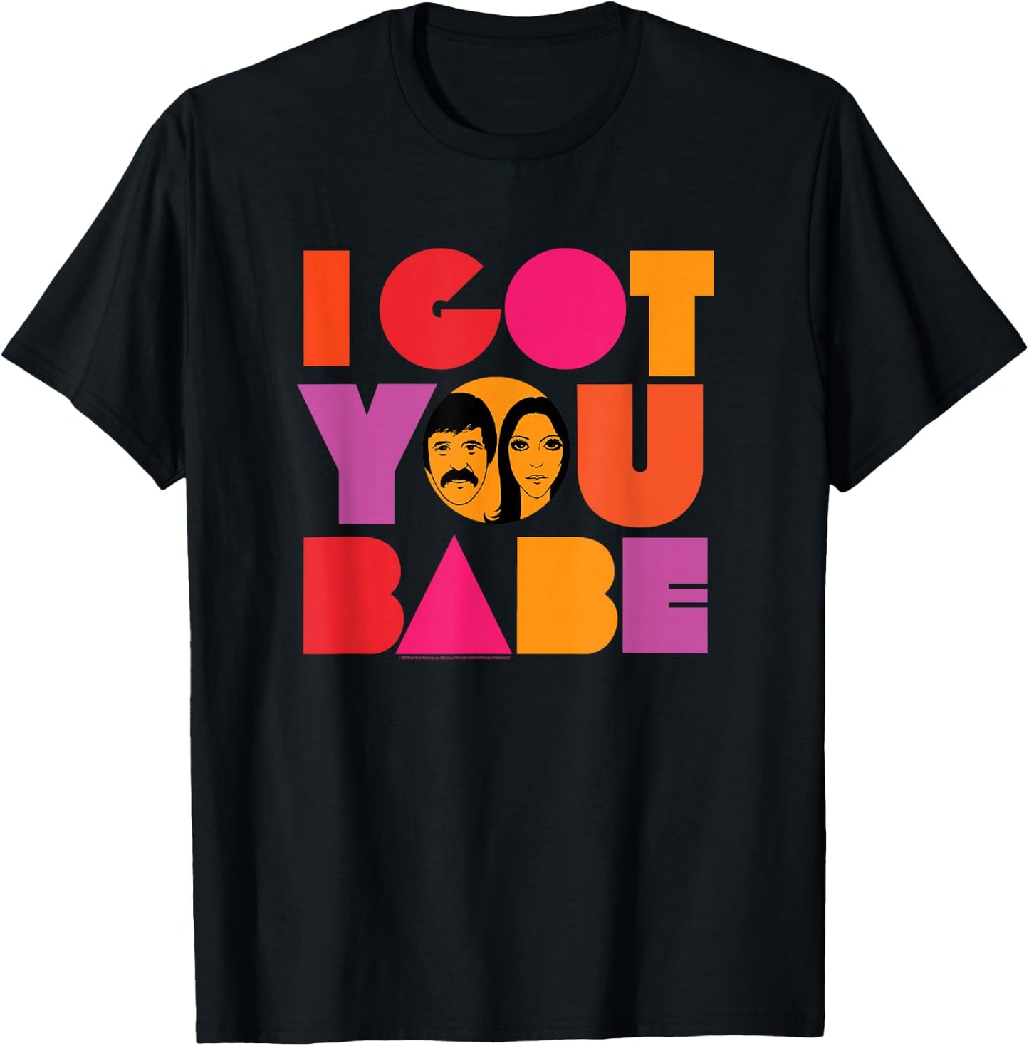 Sonny & Cher I Got You Babe T-Shirt - T-Shirt | Black