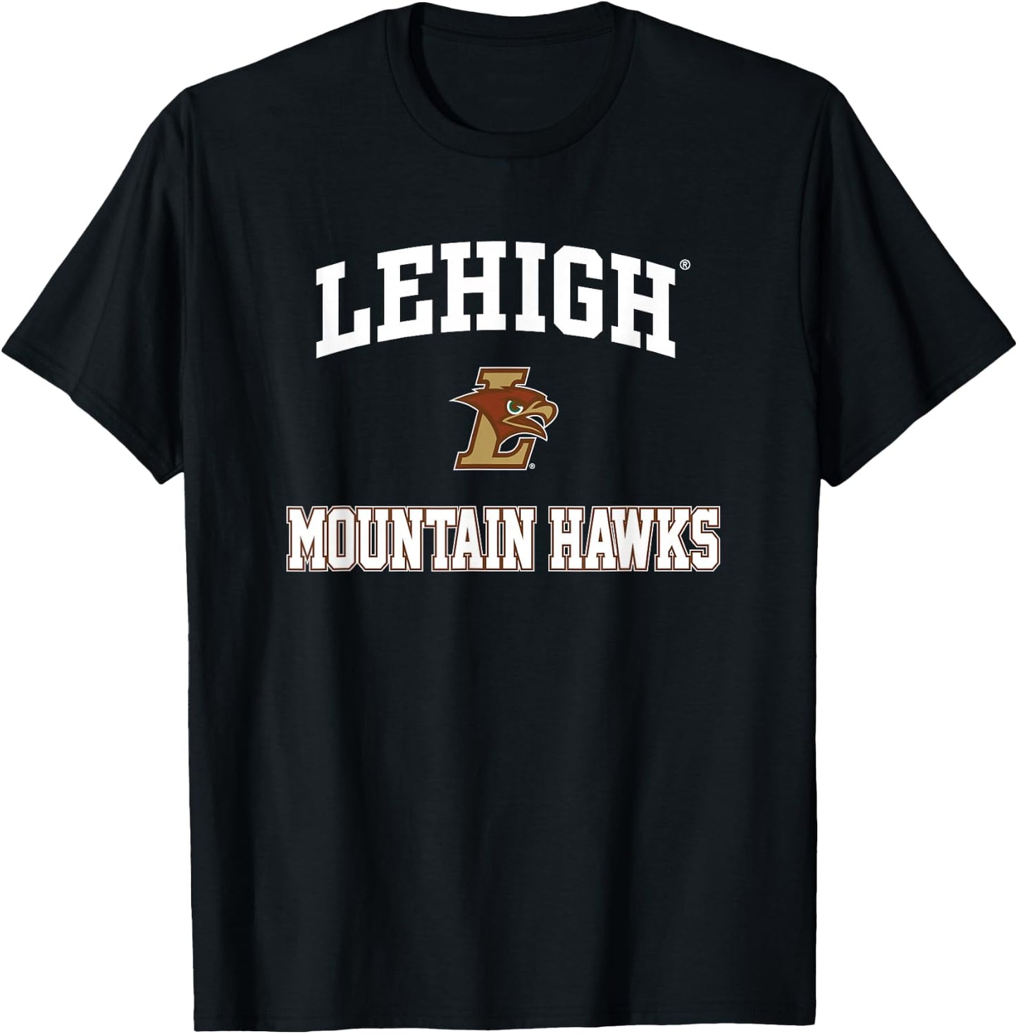 Lehigh University Mountain Hawks Campus Classic T-Shirt - T-Shirt | Black