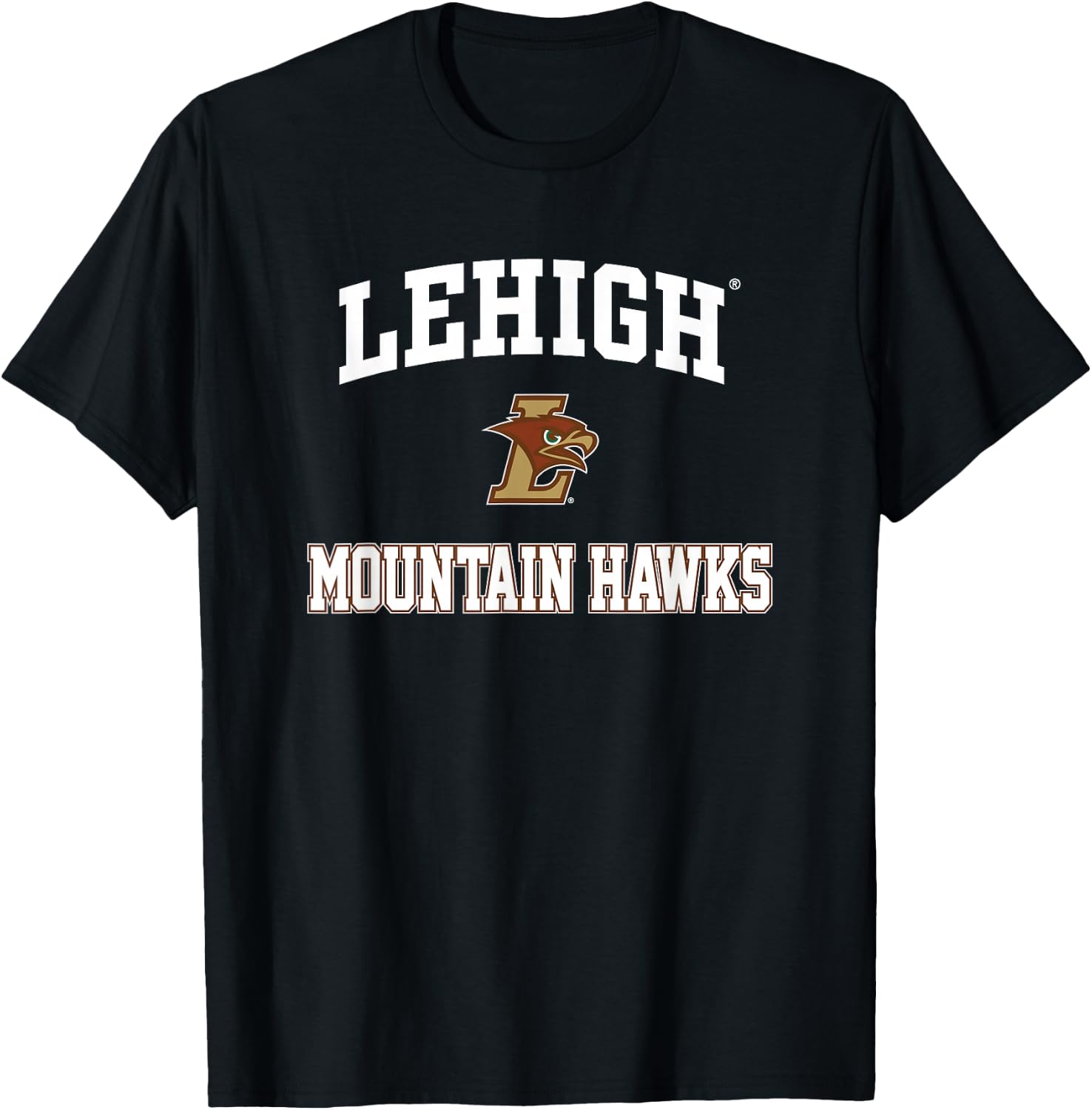 Lehigh University Mountain Hawks Campus Classic T-Shirt - T-Shirt | Black