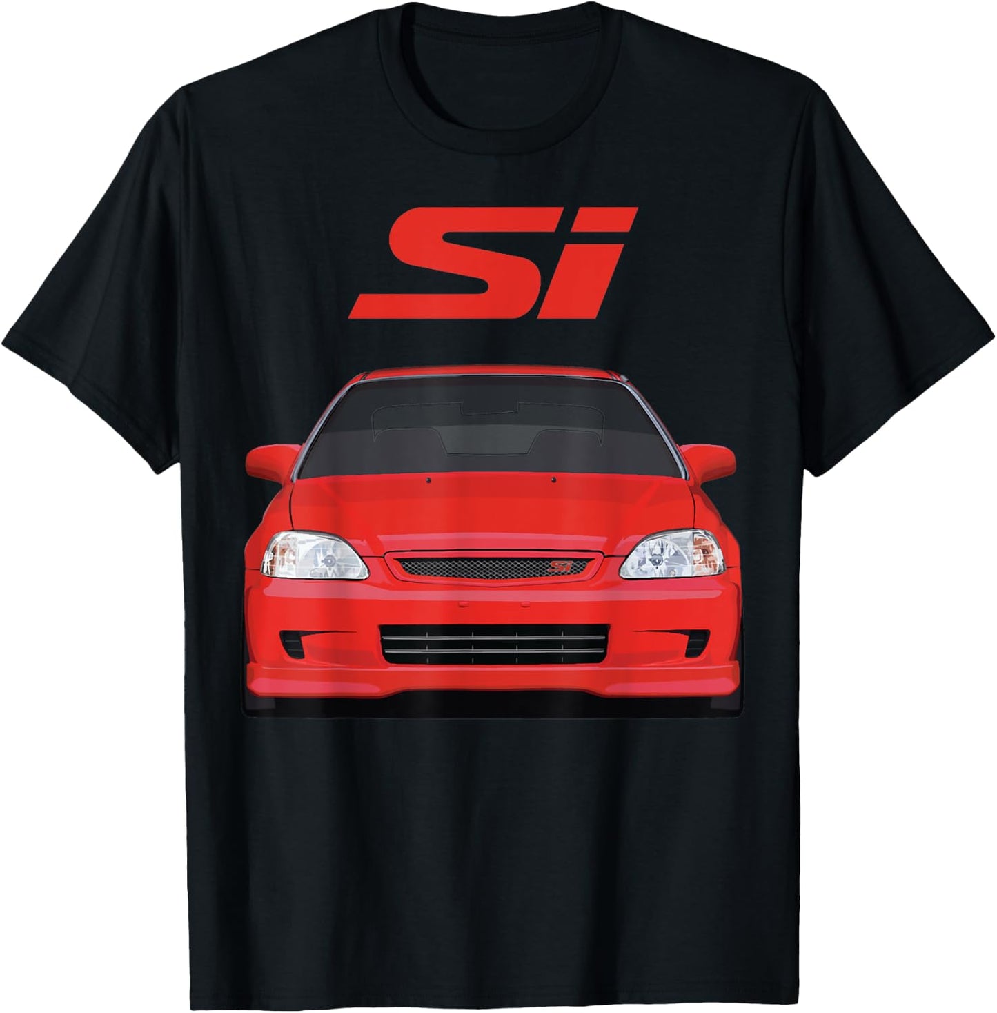 Civic Si JDM Japanese Car T-Shirt - T-Shirt | Black
