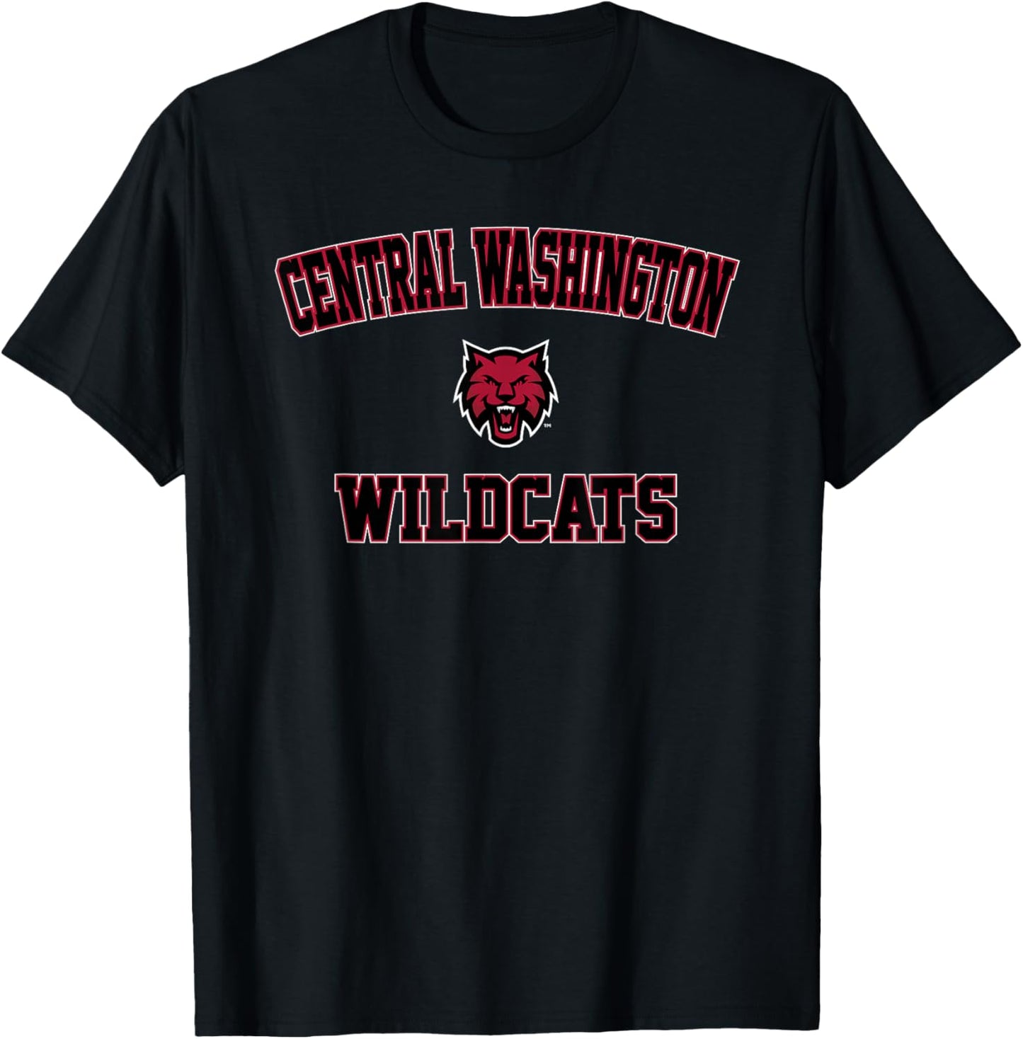 Central Washington University Wildcats Campus Classic T-Shirt - T-Shirt | Black