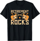 Retirement Rocks Retired Guitar Players T-Shirt - T-Shirt | Black