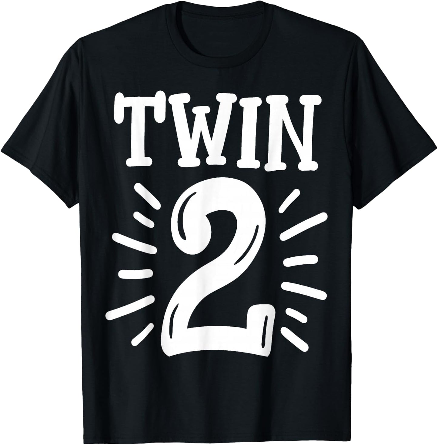 Twins Twin 2 T-Shirt - T-Shirt | Black