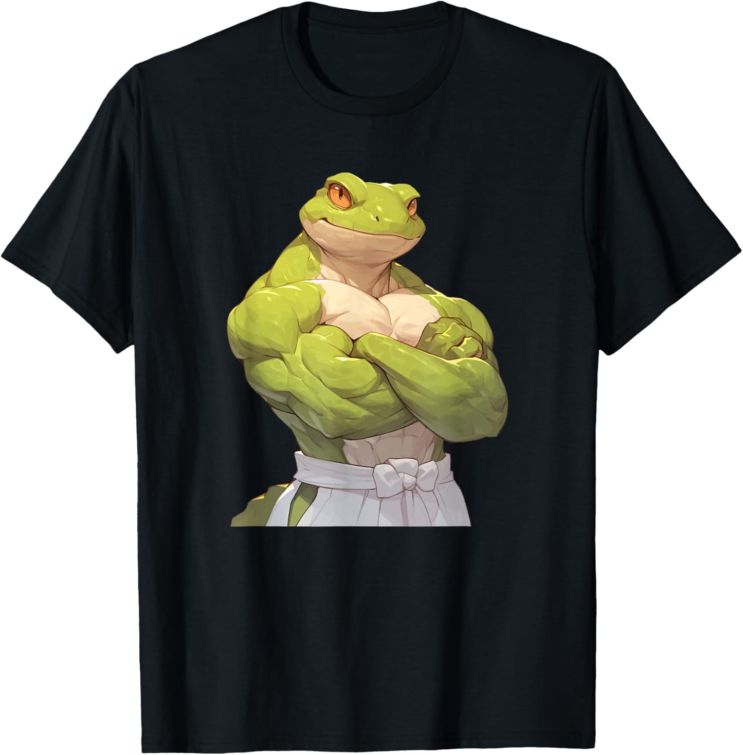 Lizard Bodybuilder Gym Muscles Wieghtlifting Gecko T-Shirt - T-Shirt | Black