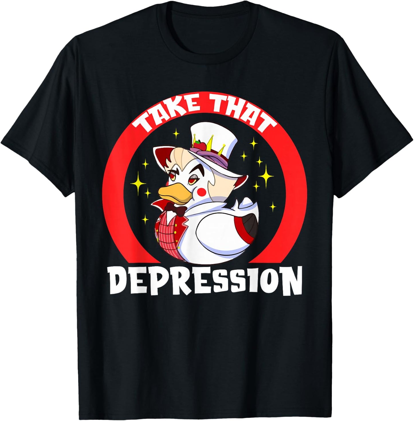 Take That Depression - -Adults, Black, Small T-Shirt - T-Shirt | Black