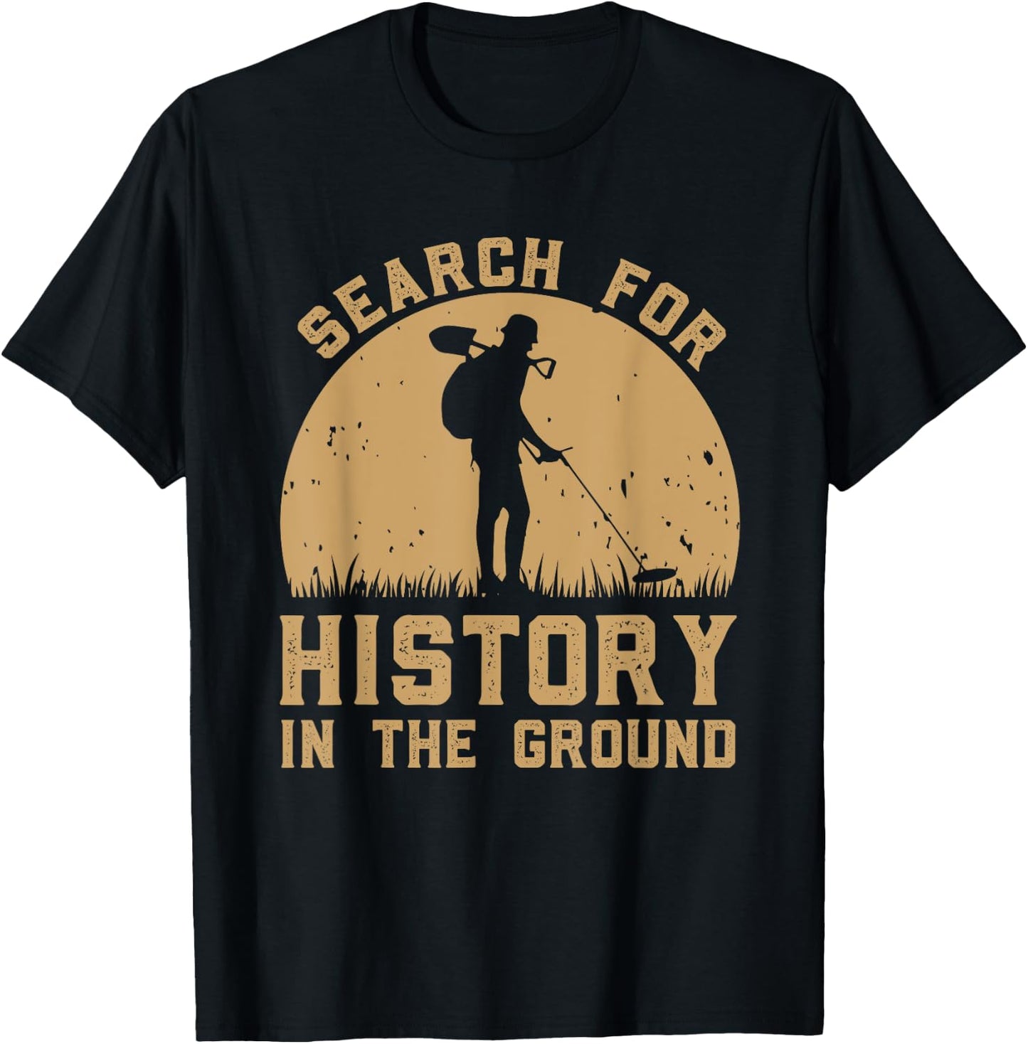Metal detecting Detectorist T-Shirt - T-Shirt | Black