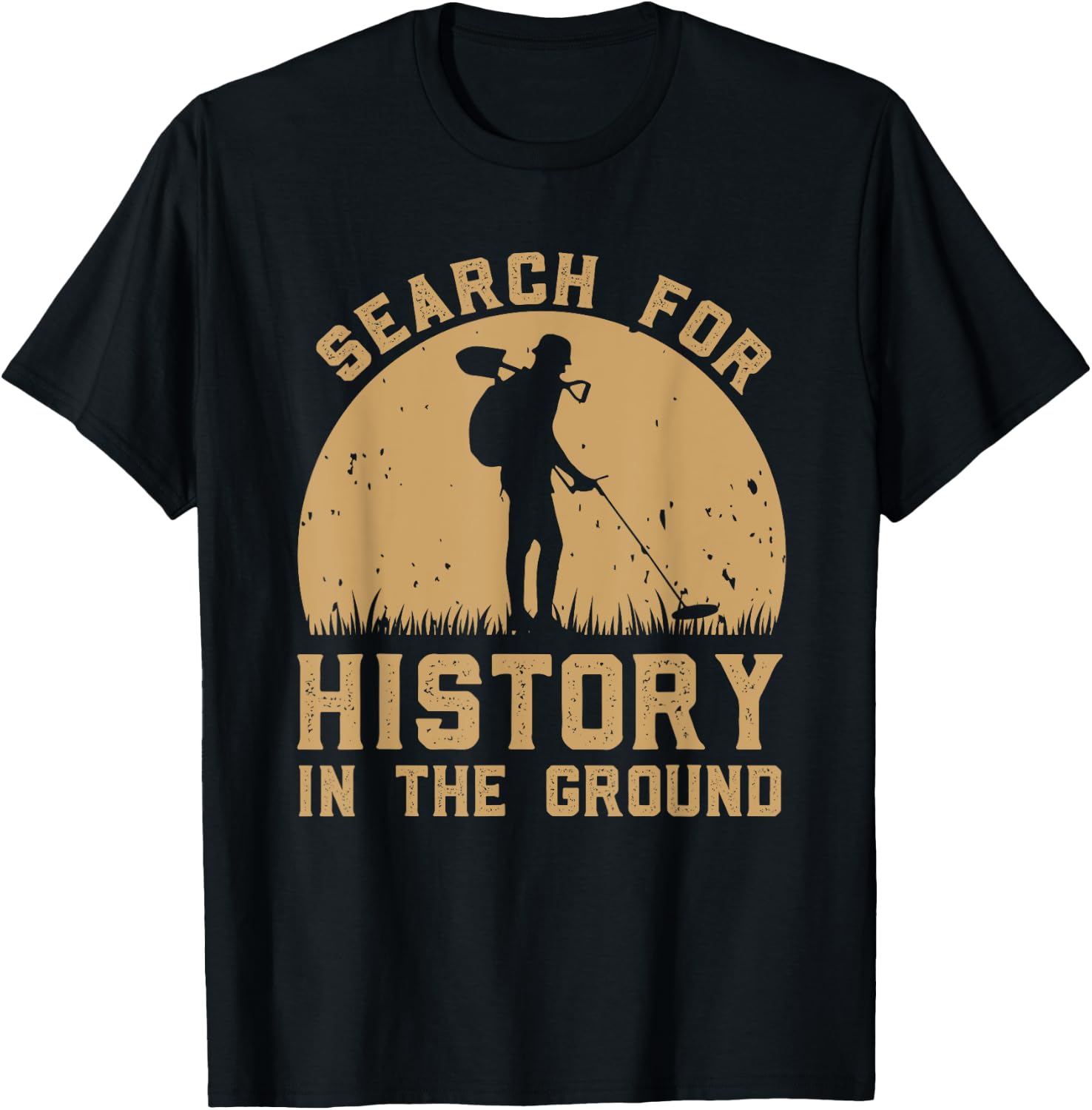 Metal detecting Detectorist T-Shirt - T-Shirt | Black