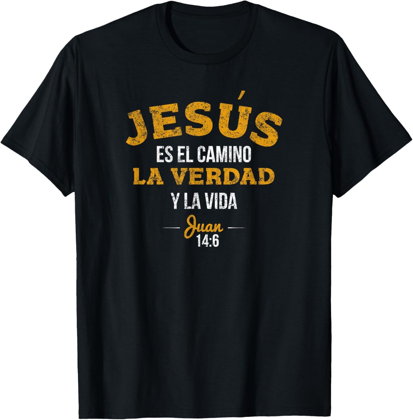 La Camisa de Jesus en Espanol | Christian Spanish Shirt T-Shirt - T-Shirt | Black