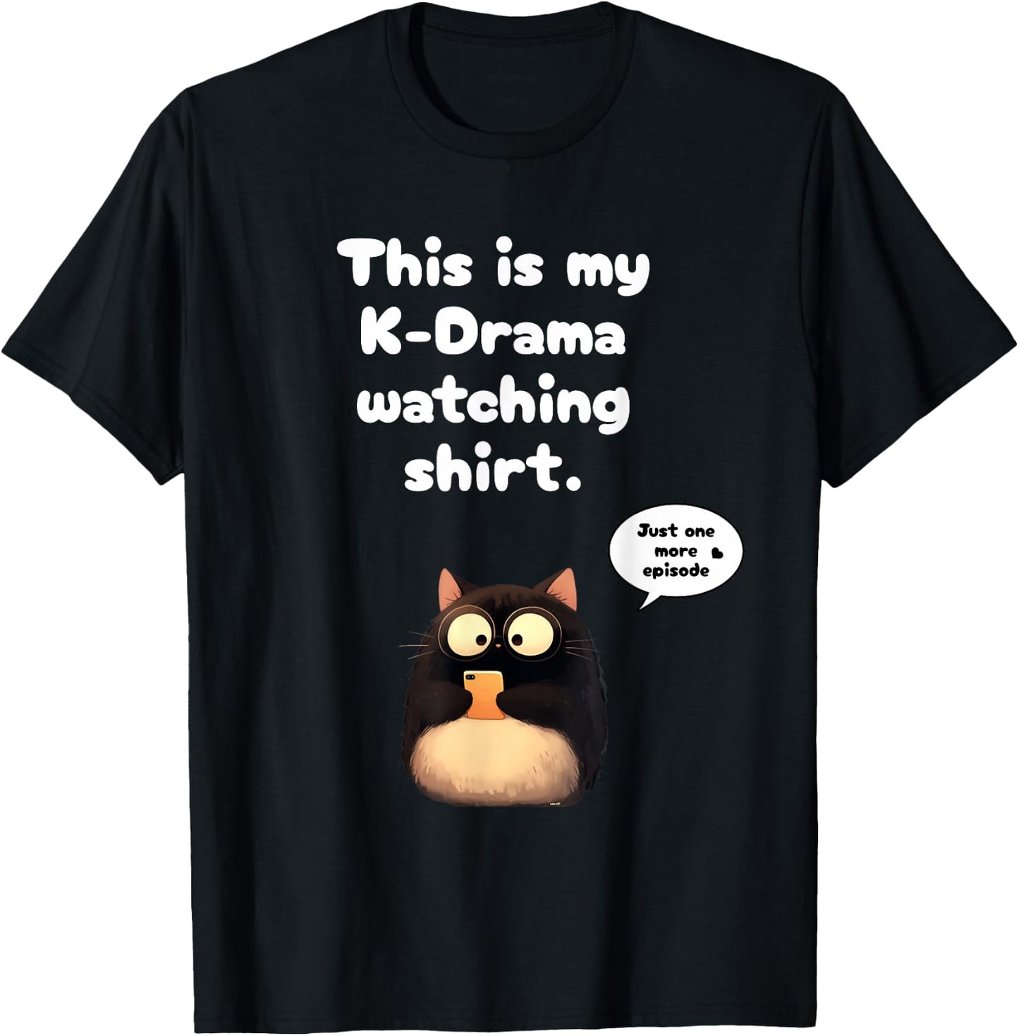 This is My Kdrama Watching K-Drama Merch Korean Merchandise T-Shirt - T-Shirt | Black