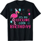It's My 60th Flocking Birthday Funny Flamingo Lover Birthday T-Shirt - T-Shirt | Black