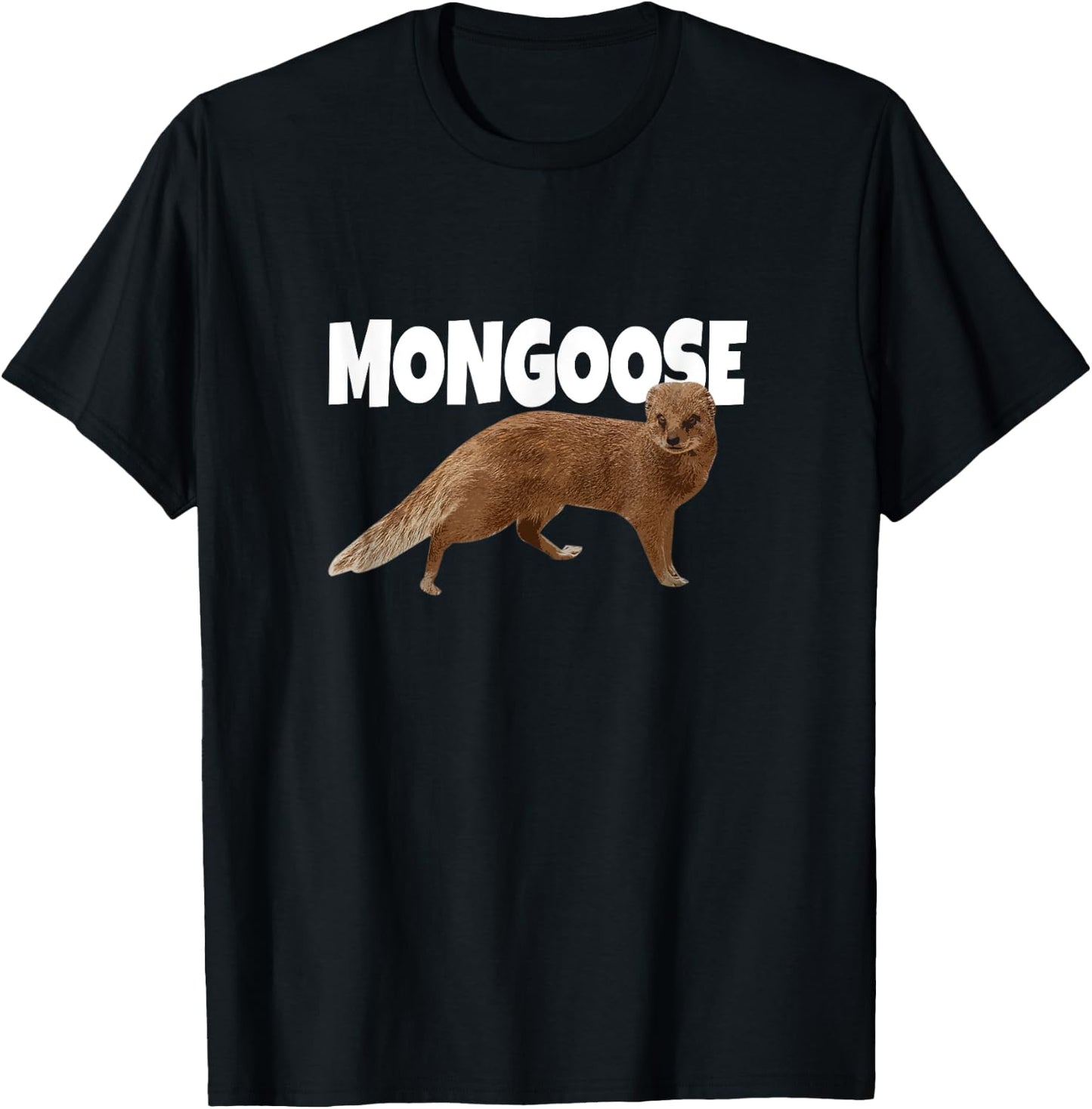 Cool Animal - Mongoose Lover T-Shirt - T-Shirt | Black