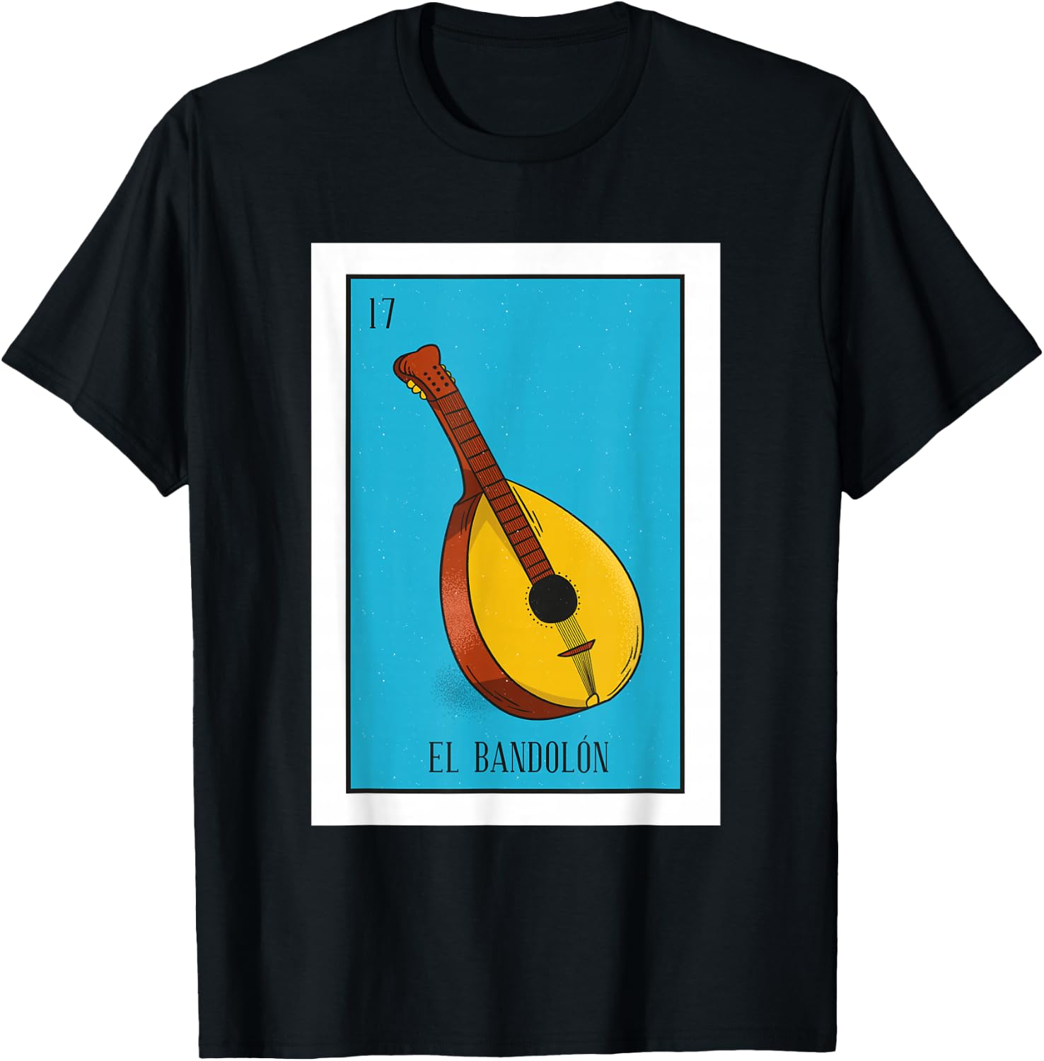 El Bandolon Lottery Gift The Bandolon Card Mexican Lottery T-Shirt - T-Shirt | Black