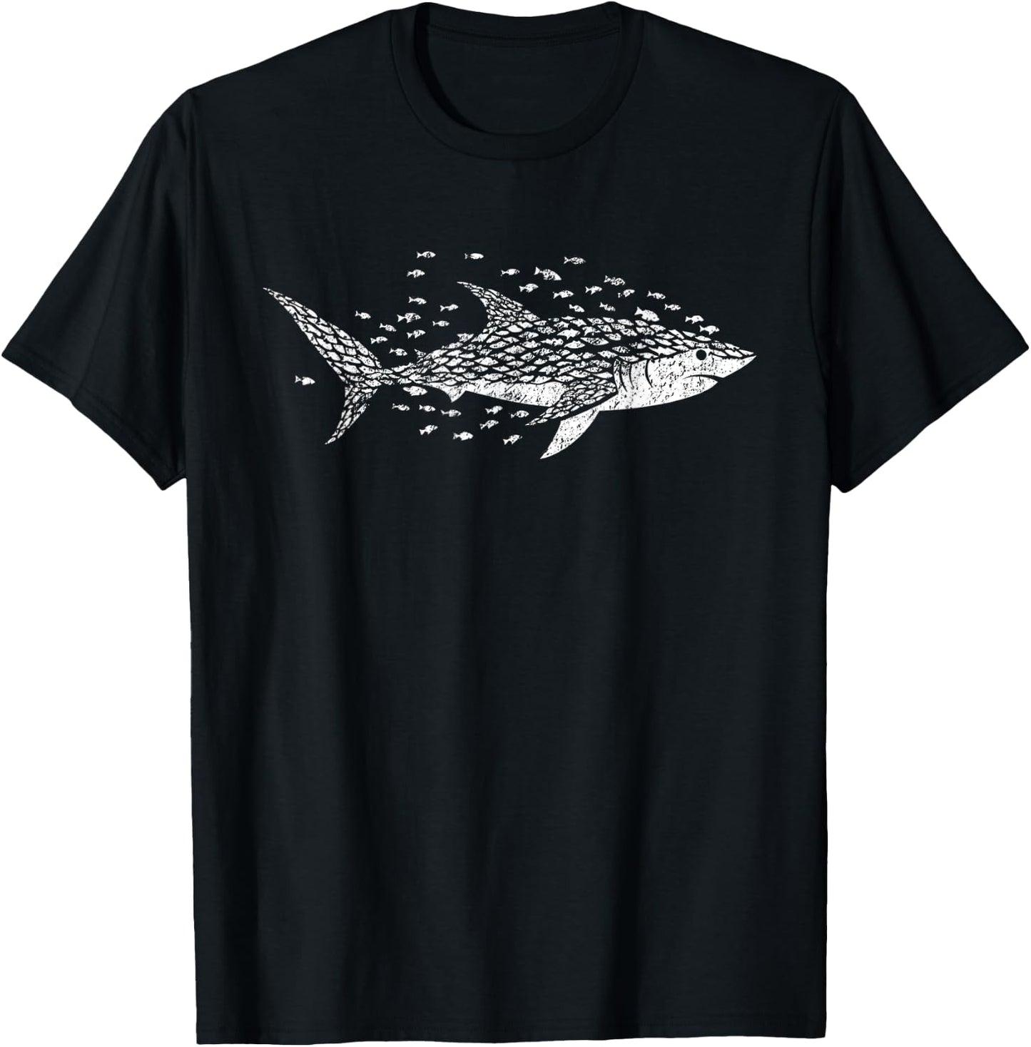 White Shark Lover Marine Biology Animal Science T-Shirt - T-Shirt | Black