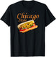 Chicago Style Hot Dog Relish HotDog Men Women Girls Kids T-Shirt - T-Shirt | Black