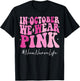 Nicu Nurse We Wear Pink Groovy Breast Cancer Awareness T-Shirt - T-Shirt | Black