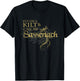 Put on a Kilt and Call me Sassenach Dragonfly Scottish T-Shirt - T-Shirt | Black
