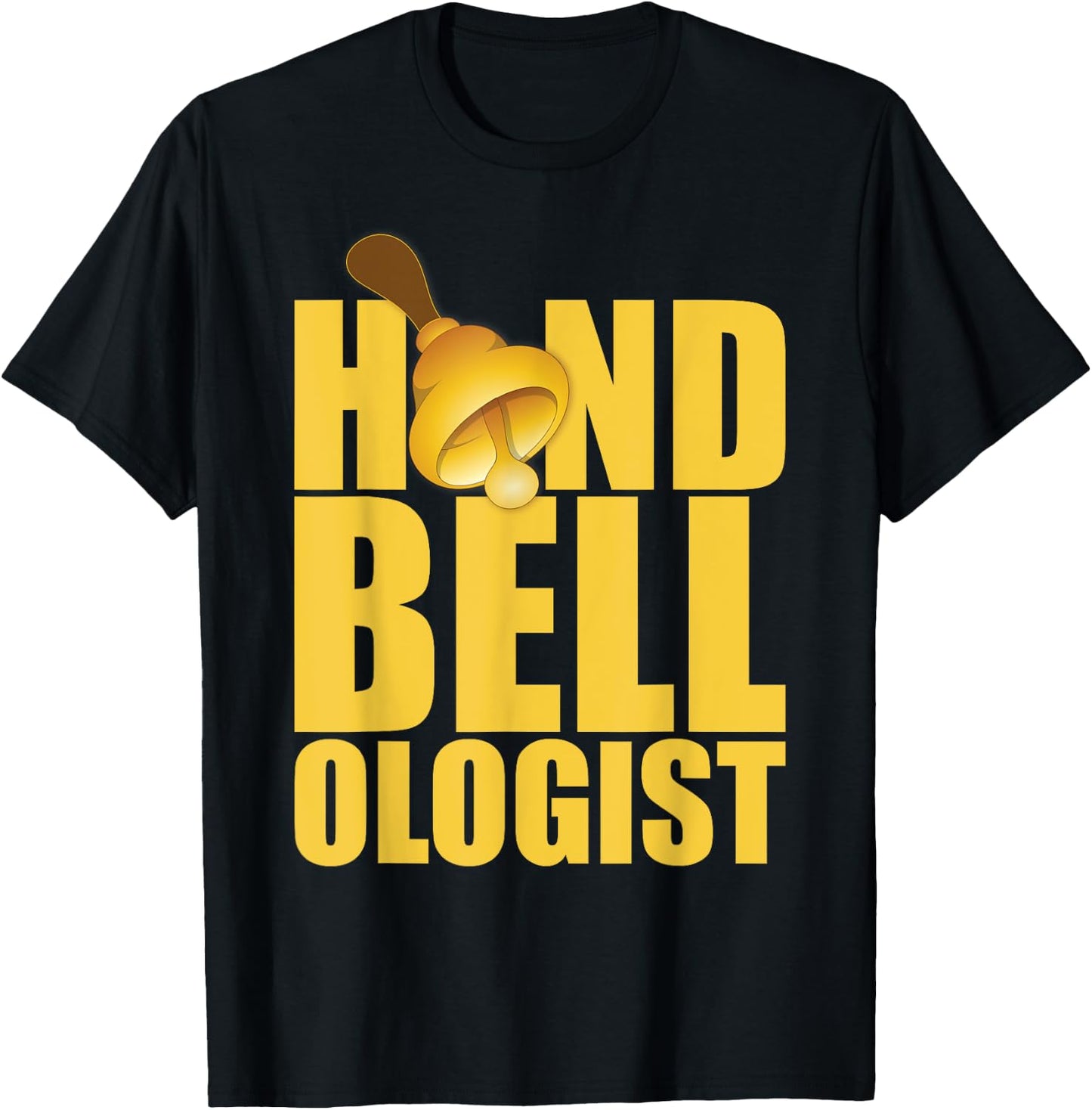Handbell Choir Bell Ringing Church Music T-Shirt - T-Shirt | Black