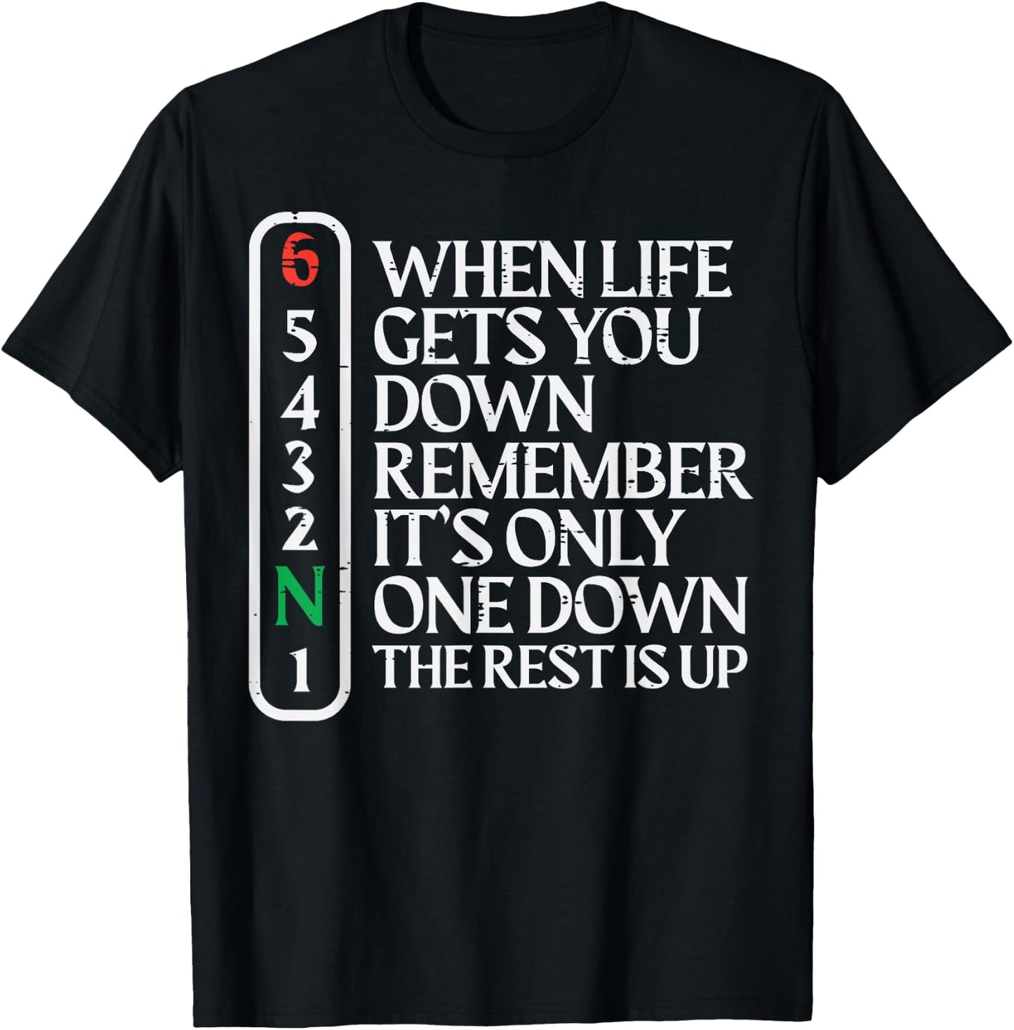 Biker When Life Gets You Down Motorcycle Gear Men Women Kids T-Shirt - T-Shirt | Black