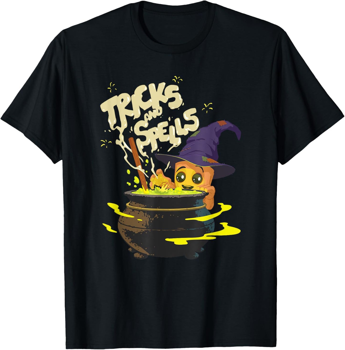 Marvel Baby Groot Witch Costume Halloween Tricks and Spells T-Shirt - T-Shirt | Black