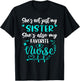 My Sister Is A Nurse - Proud Nurse Sibling CNA RN LPN Family T-Shirt - T-Shirt | Black