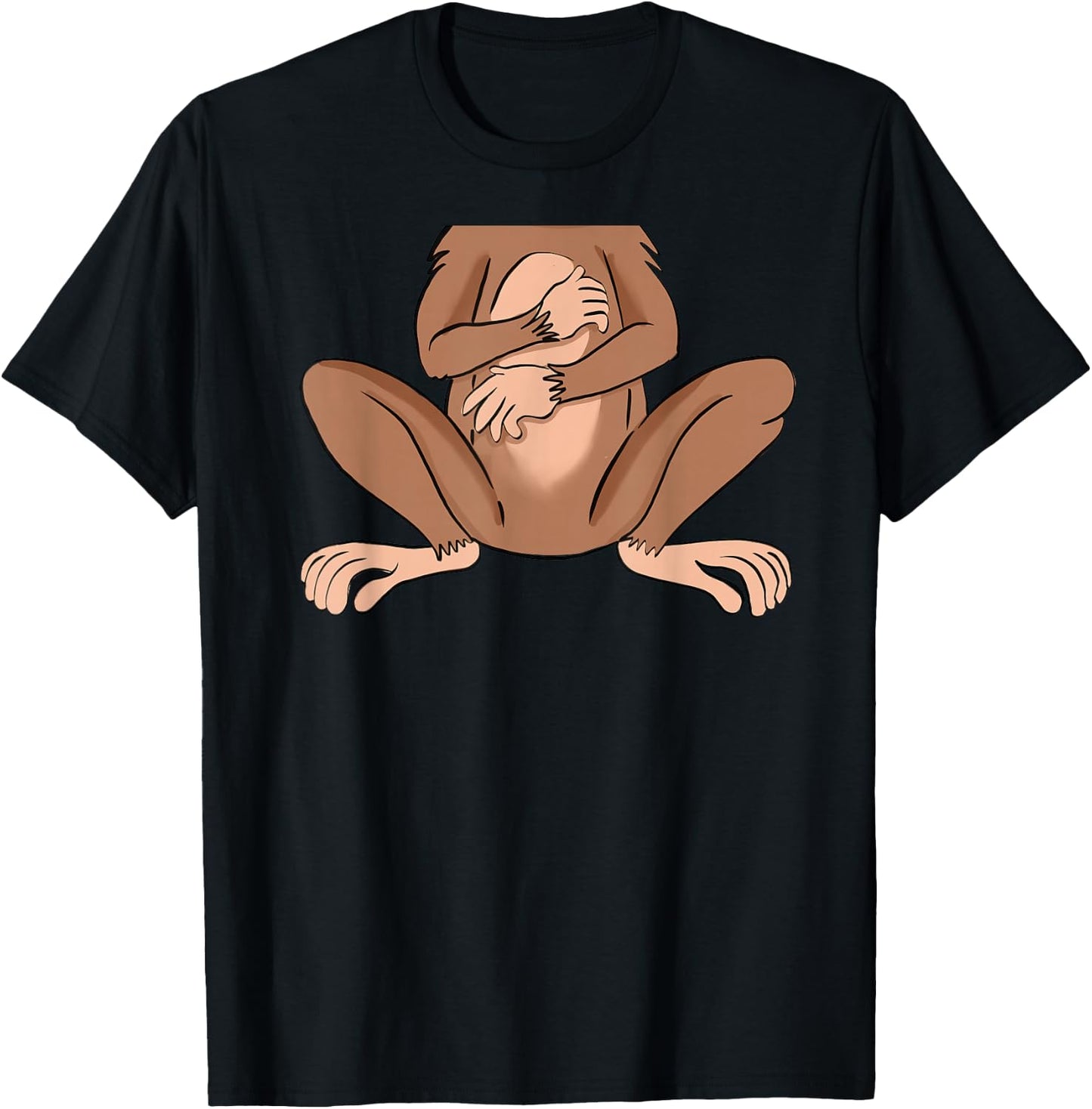 Easy Monkey Halloween Costume T-Shirt - T-Shirt | Black