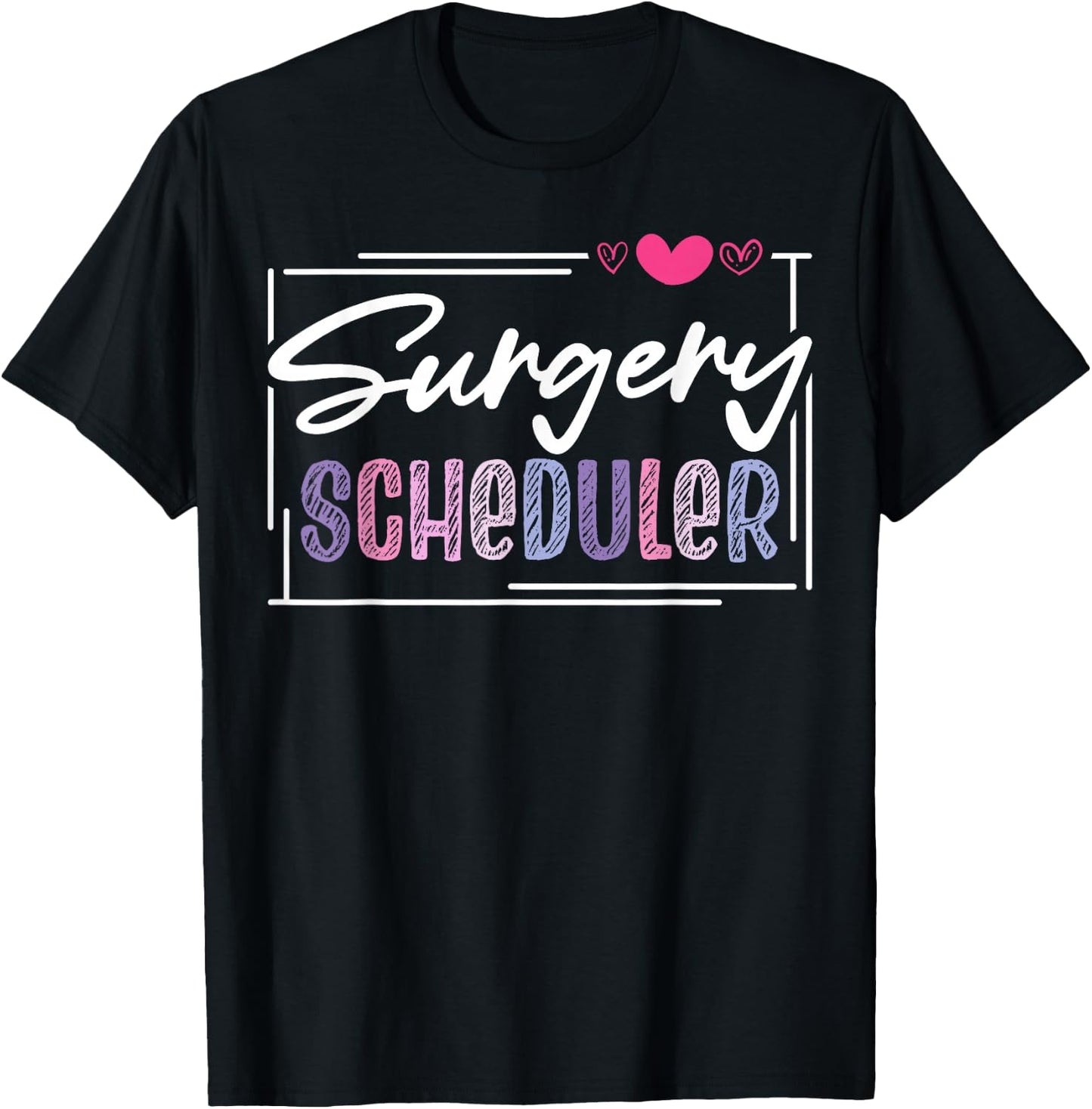 Cute Surgery Scheduler T-Shirt - T-Shirt | Black