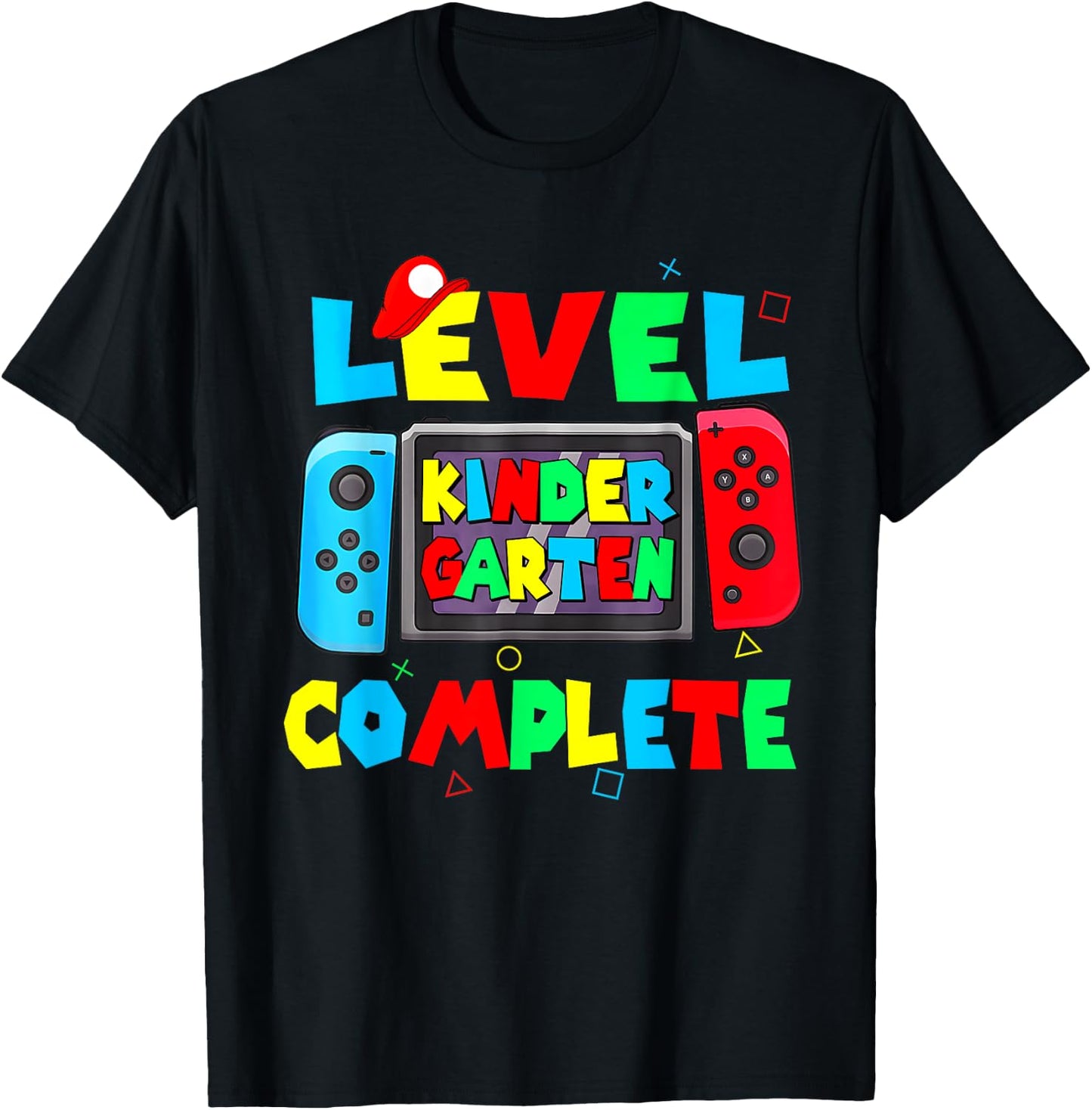 Level Kindergarten complete last day of school video game T-Shirt - T-Shirt | Black