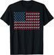 Pigeon American Flag Bandtail US 4th Of July Bird USA Gift T-Shirt - T-Shirt | Black