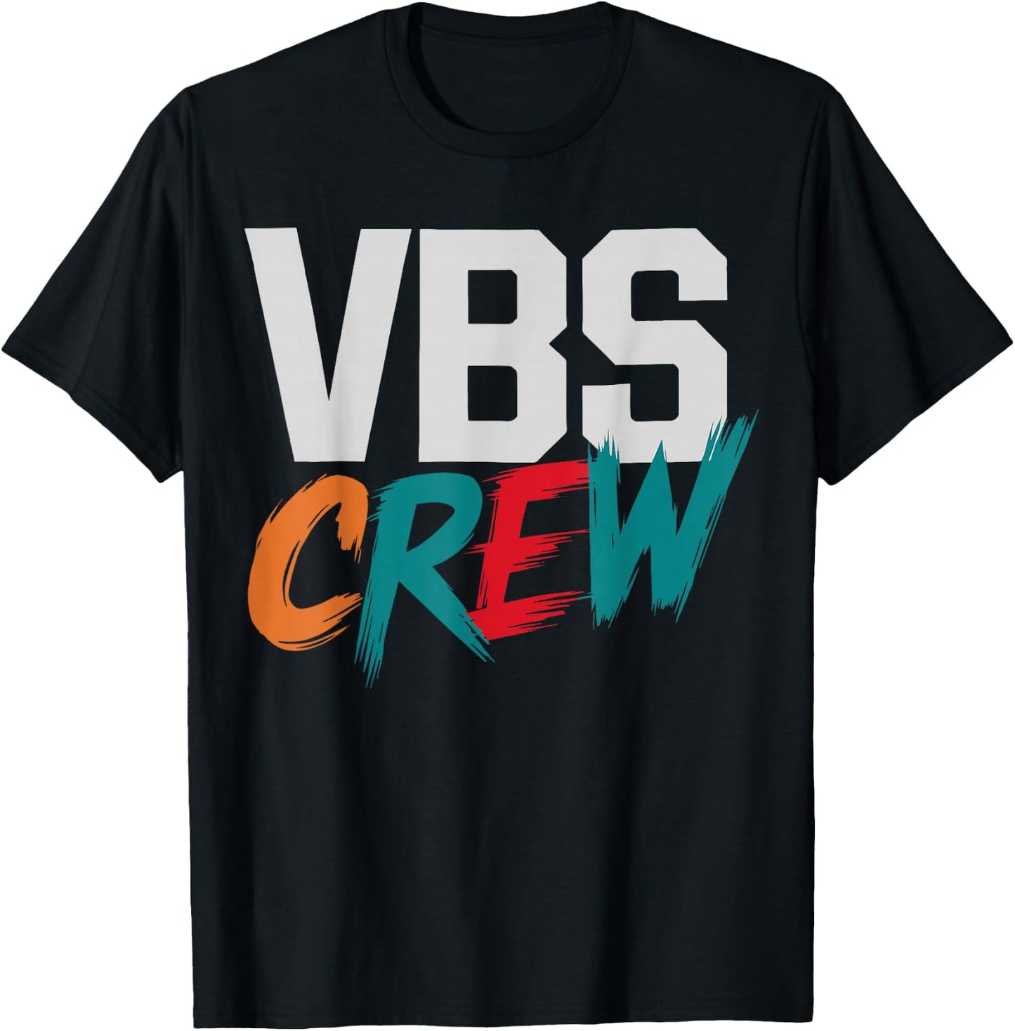VBS Crew Faith-Based Gathering Sunday School Teacher T-Shirt - T-Shirt | Black