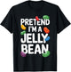 Pretend I'm A Jelly Bean T Shirt A Fun Choice for Kids T-Shirt - T-Shirt | Black