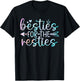Cute Funny Tie Dye Best Friend Matching Bestie Squad BFF T-Shirt - T-Shirt | Black
