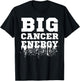 Big Cancer Energy Cancer Zodiac Sign June July Birthday Drip T-Shirt - T-Shirt | Black