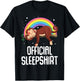 Monkey Official Sleepshirt T-Shirt - T-Shirt | Black