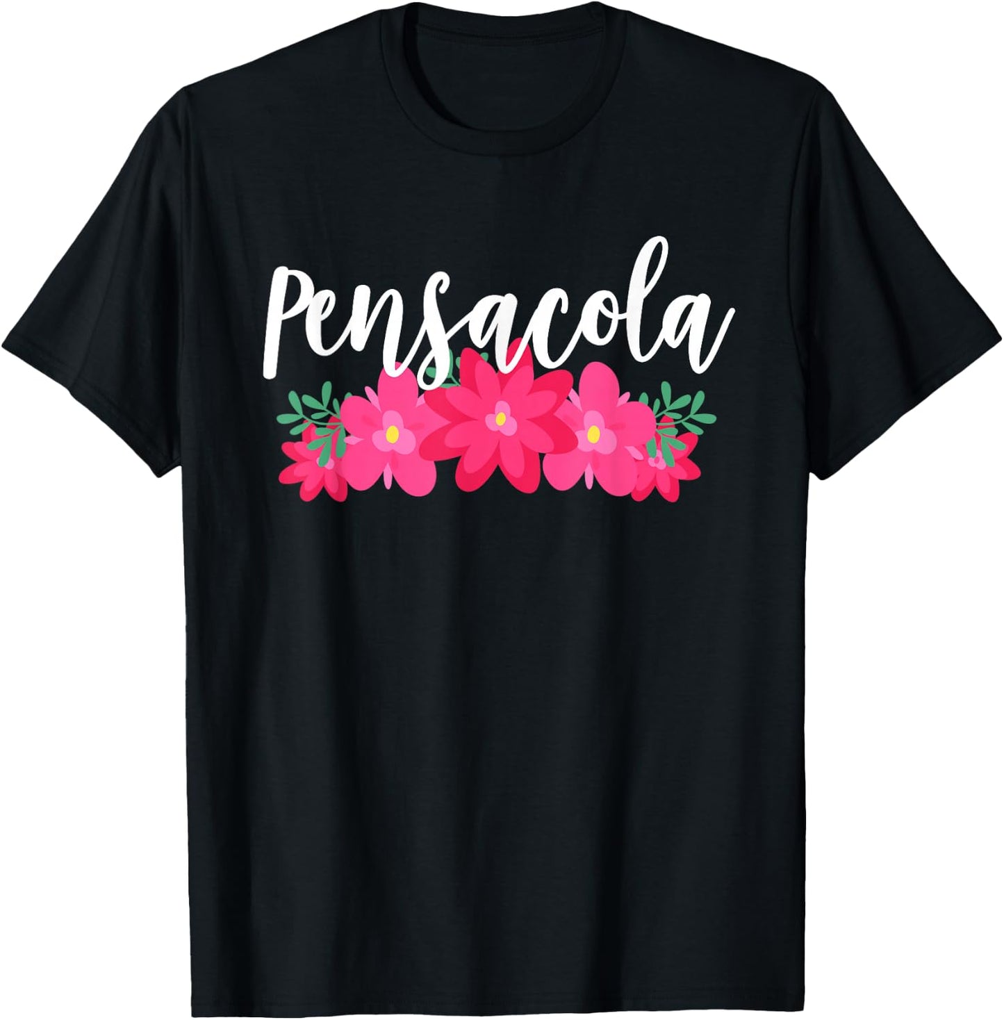 Pensacola Florida Tropical Vacation T-Shirt - T-Shirt | Black