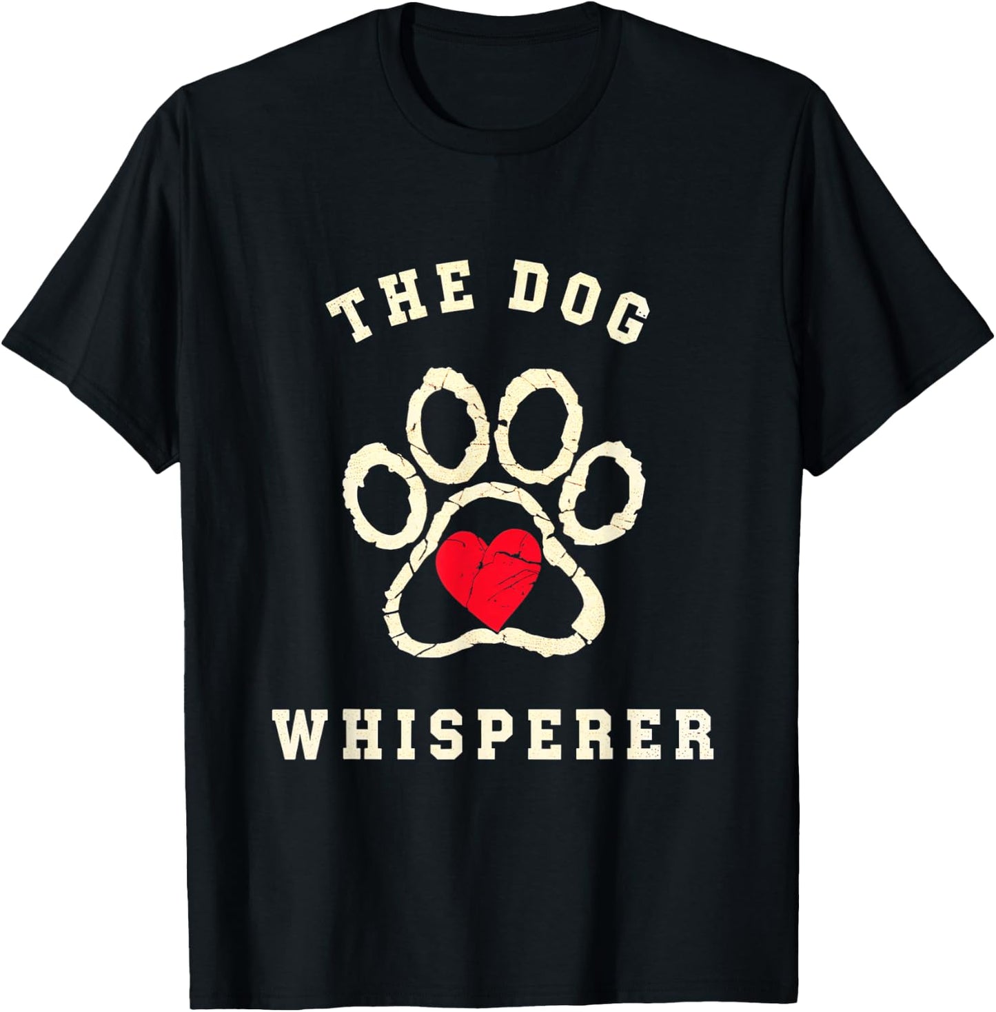 The Dog Whisperer Dog Lover Pet Owner Canine Care Men Women T-Shirt - T-Shirt | Black